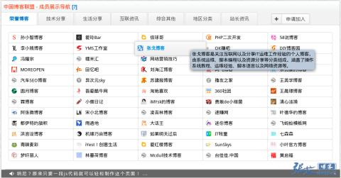 中国博客联盟：成员展示导航响应式布局，完善宽度受限的不足(附响应式CSS教程)